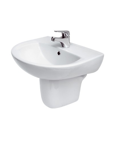 Modena Basin 50cm & Semi Pedestal - Wash Basin with Semi Pedestal ...