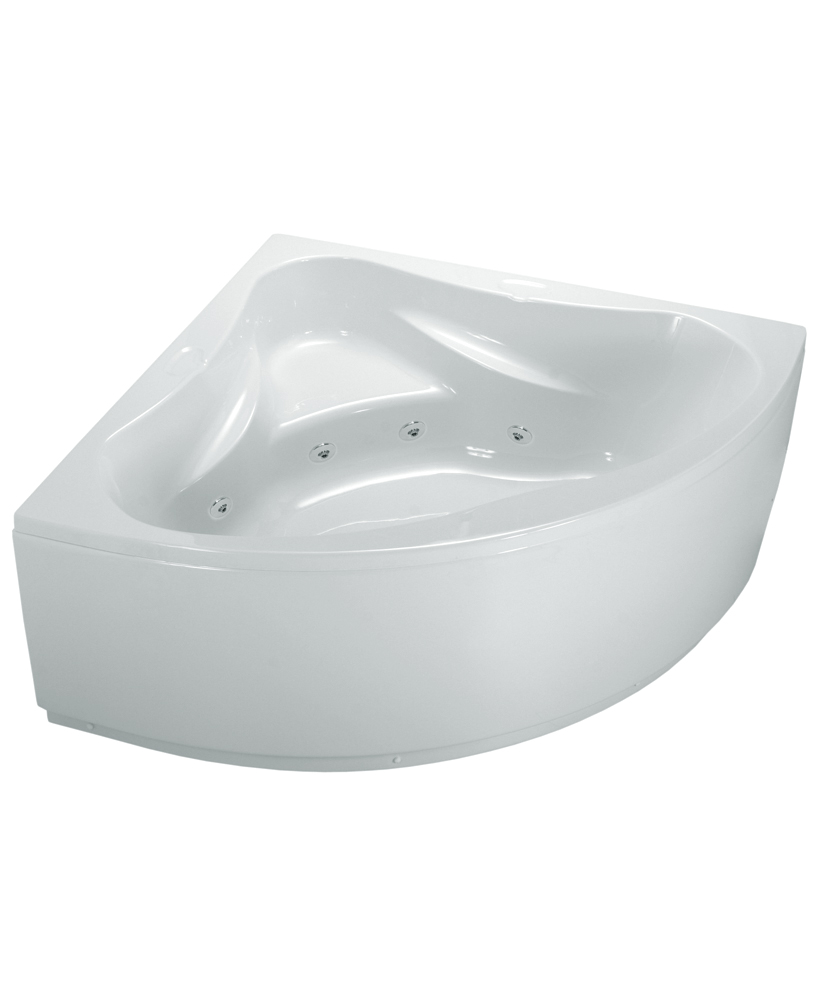 Sutton 1400x1400 Corner 8 Jet Whirlpool Bath with Bath Panel