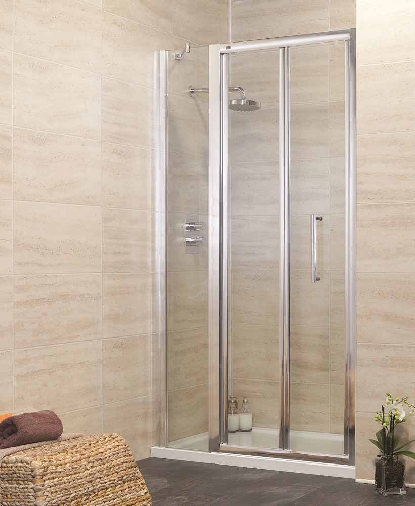 Rival 760 Bifold Door and JT Ultracast Shower Tray