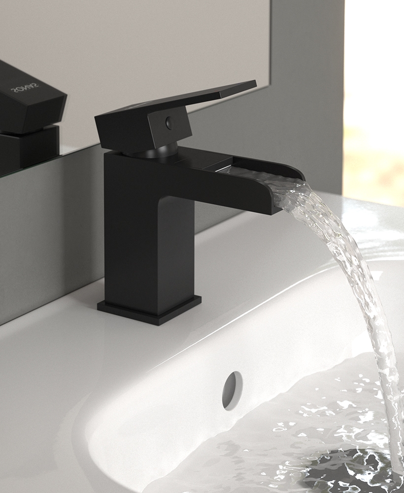 Butler Black Basin Mixer with FREE Click Clack Basin Waste - *FURTHER REDUCTIONS