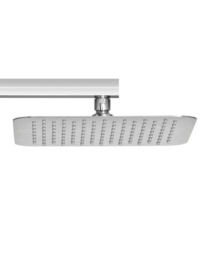 Caria Square 200 Shower Head & 500 Luxary Wall Shower Arm - Ultra Thin