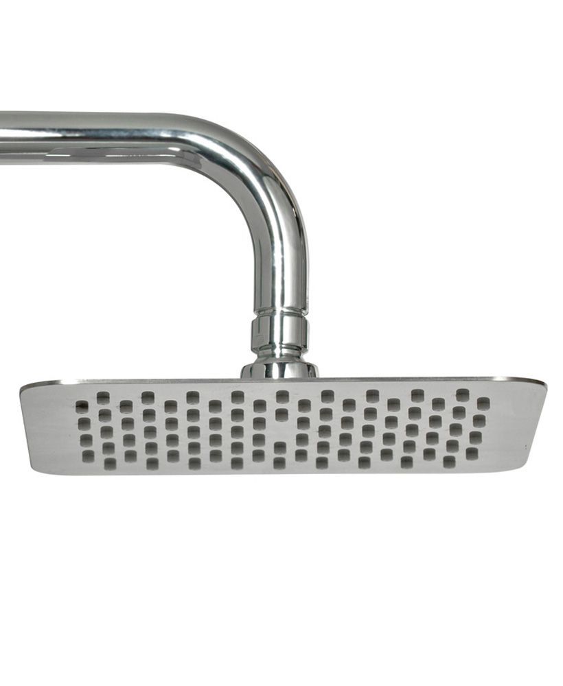 Caria Square 250 Shower Head & 300 Wall Shower Arm - Ultra Thin
