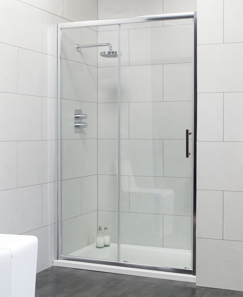 Cello 1000 Sliding Shower Door - Adjustment 940-990mm - ** 60% Off While Stocks Last