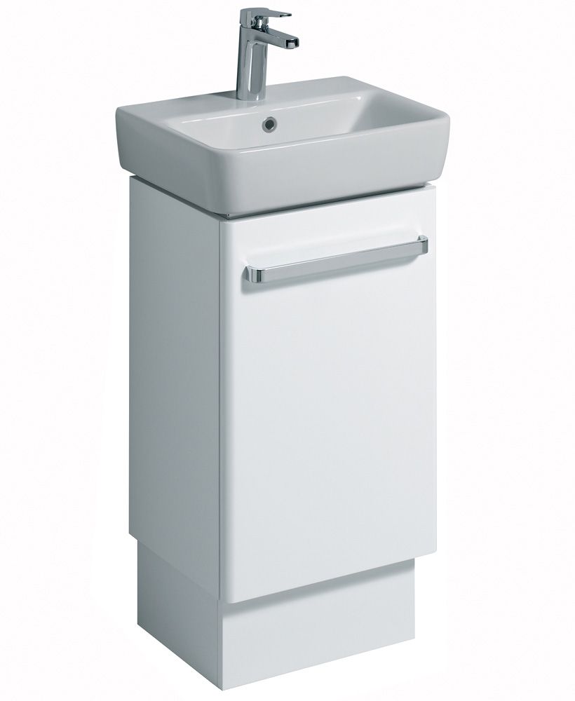 Twyford E200 450 White Vanity Unit Floor Standing