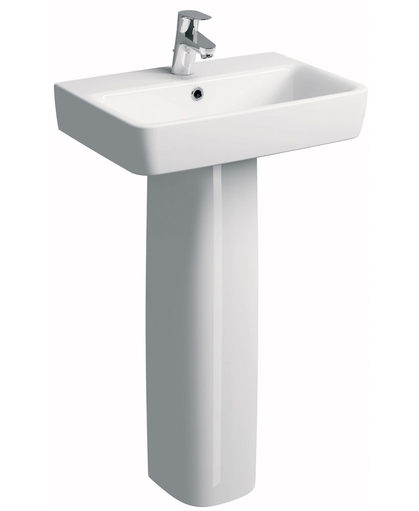 Twyford E200 600 Basin & Pedestal