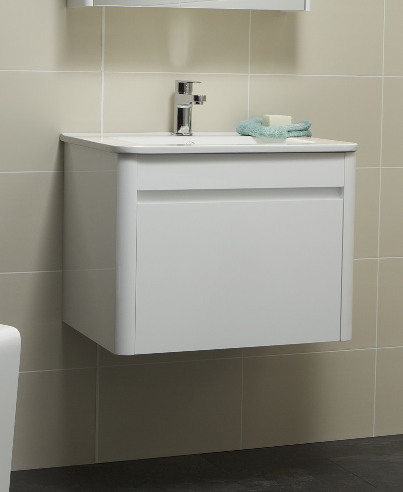 Elora 60cm White Vanity Unit and Basin