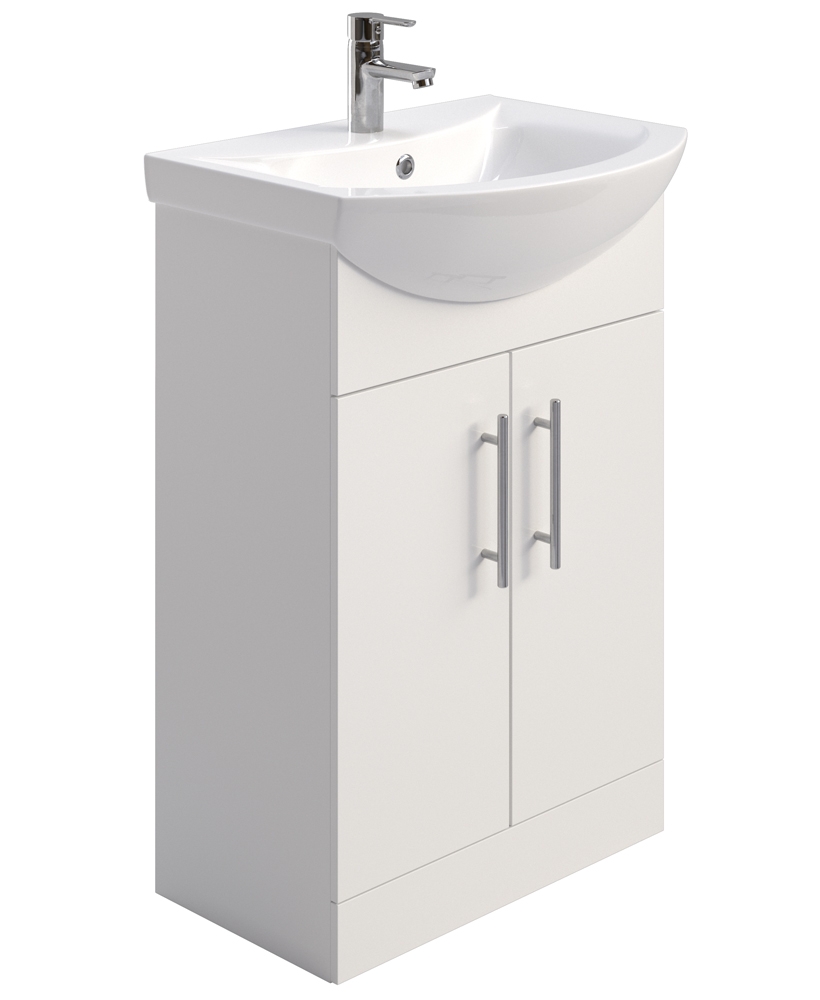 Blanco 55cm Vanity Unit & Basin - ** FURTHER REDUCTION