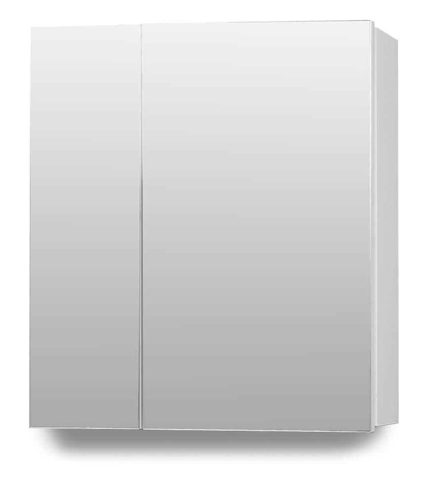 Hampstead 2 Door Mirror Cabinet 60cm White