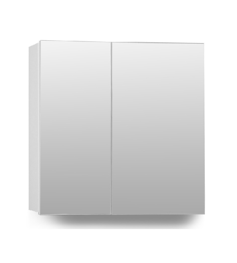 Hampstead 2 Door Mirror Cabinet 70cm White