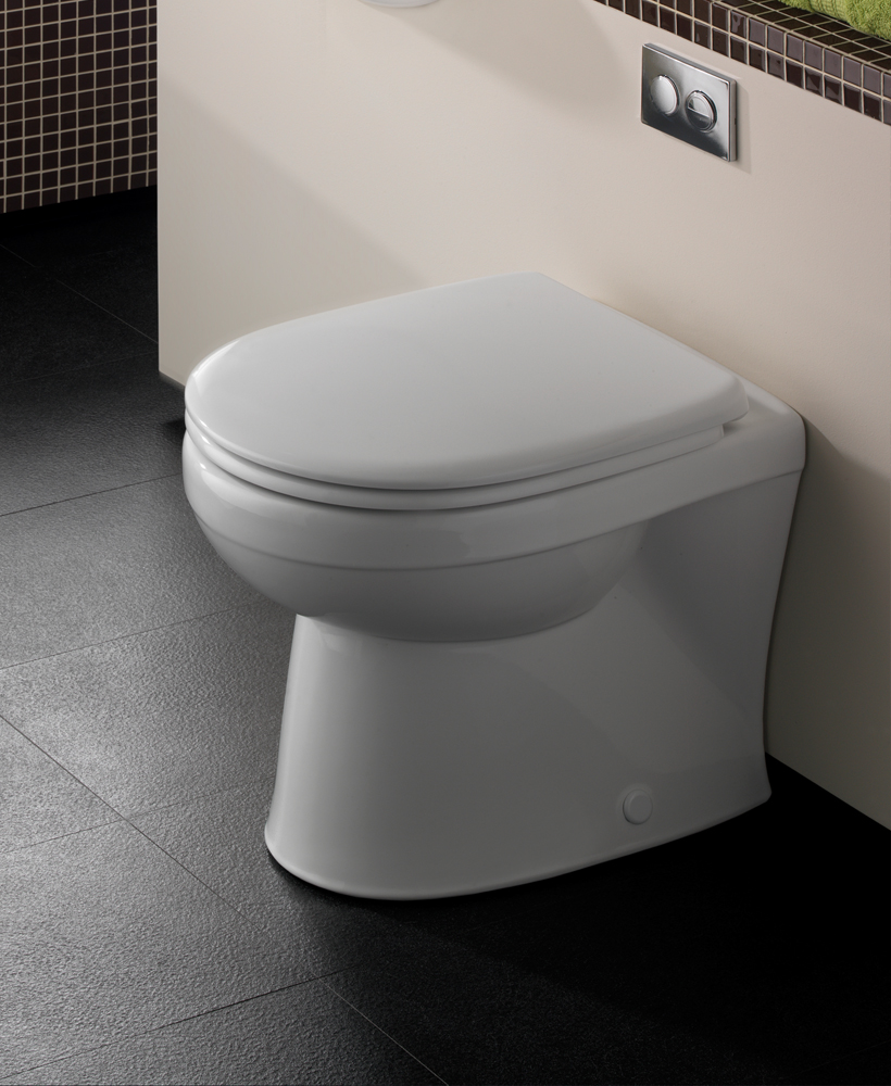 Twyford Galerie Back to Wall Toilet including Soft Close Seat