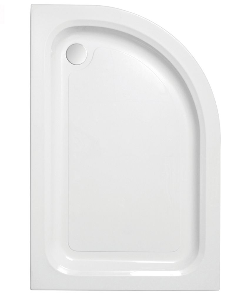 JT Ultracast 900 x 800 Offset Quadrant Shower Tray RH