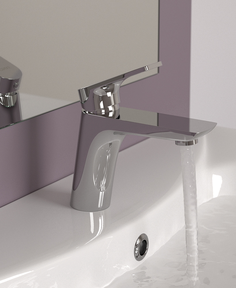 Carmine Basin Mono Mixer with FREE Click Clack Basin Waste