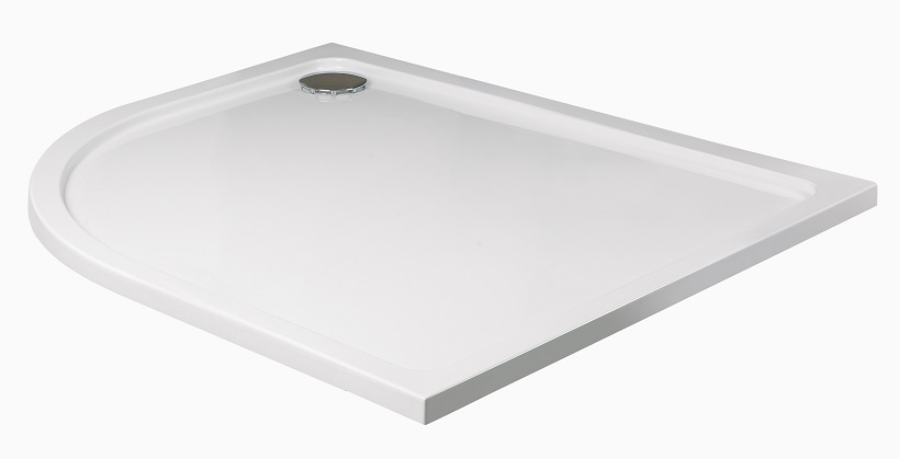 Slimline 1200 x 800 Offset Quadrant Shower Tray LH