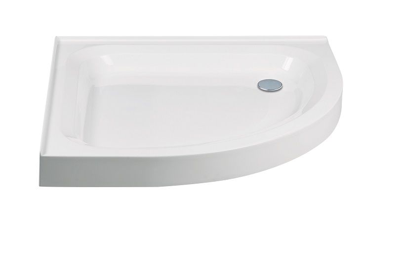 JT Ultracast 900 Quadrant 2 Upstand Shower Tray 550mm Radius