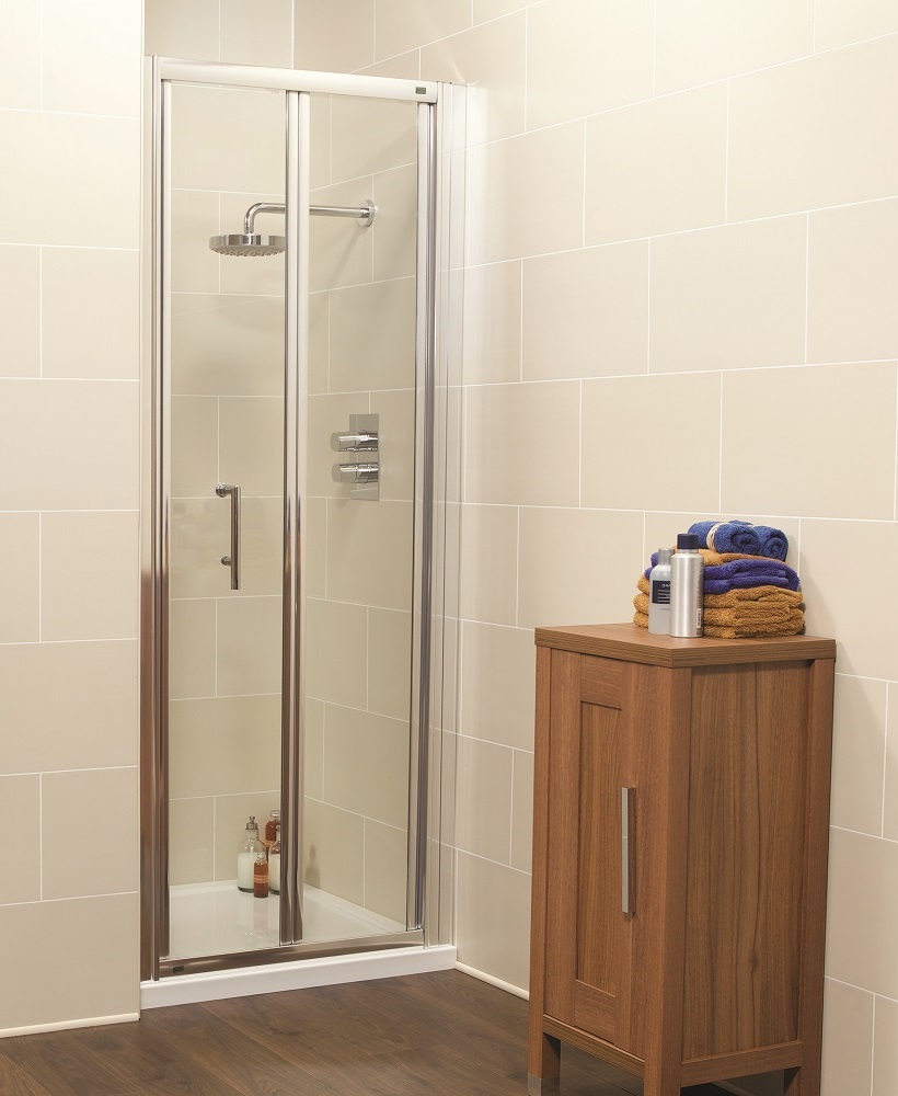 Kyra Range 1000mm Bifold Shower Door - Adjustment 960 -1020mm