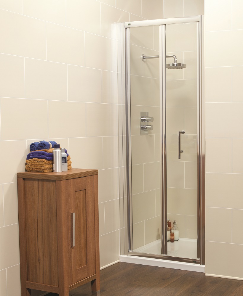 Kyra Range 950 Bifold Shower Door - Adjustment 900-960mm