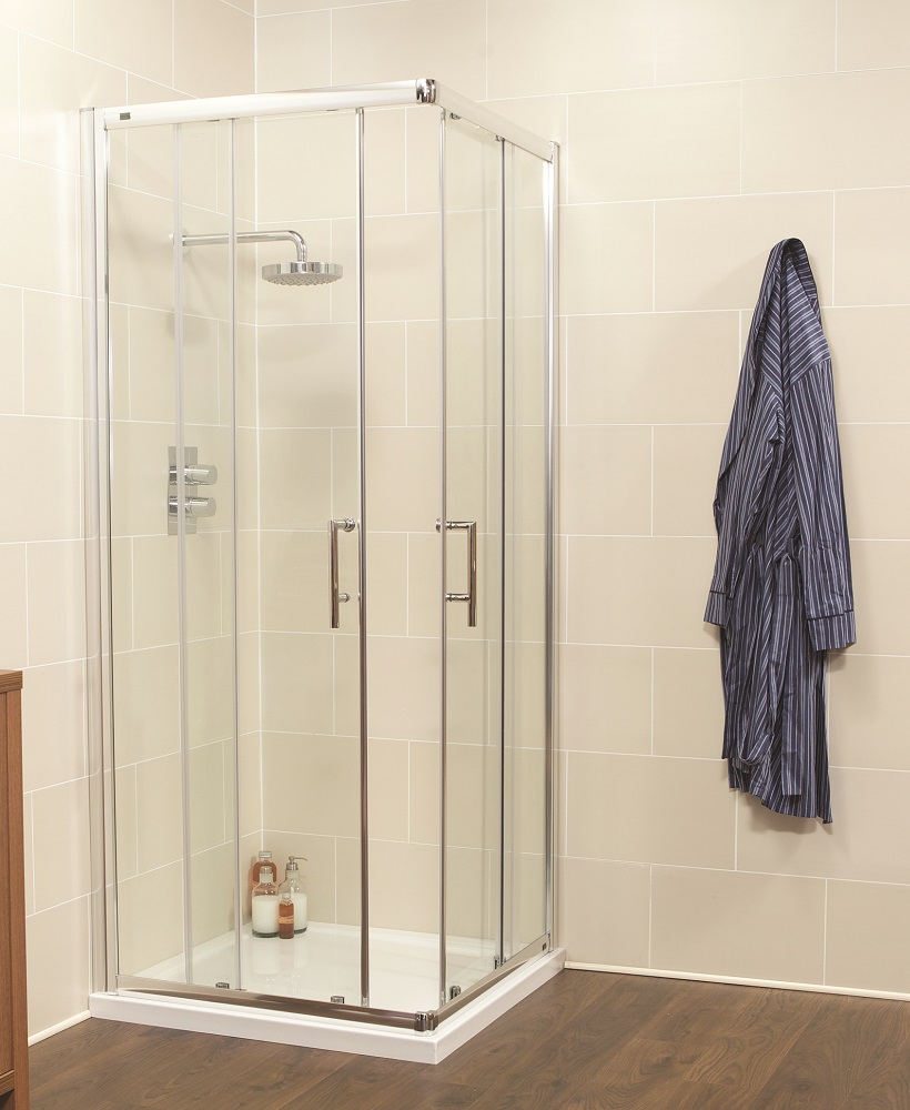 Kyra Range 800 Corner Entry Shower Enclosure - Adjustment 755 -780mm