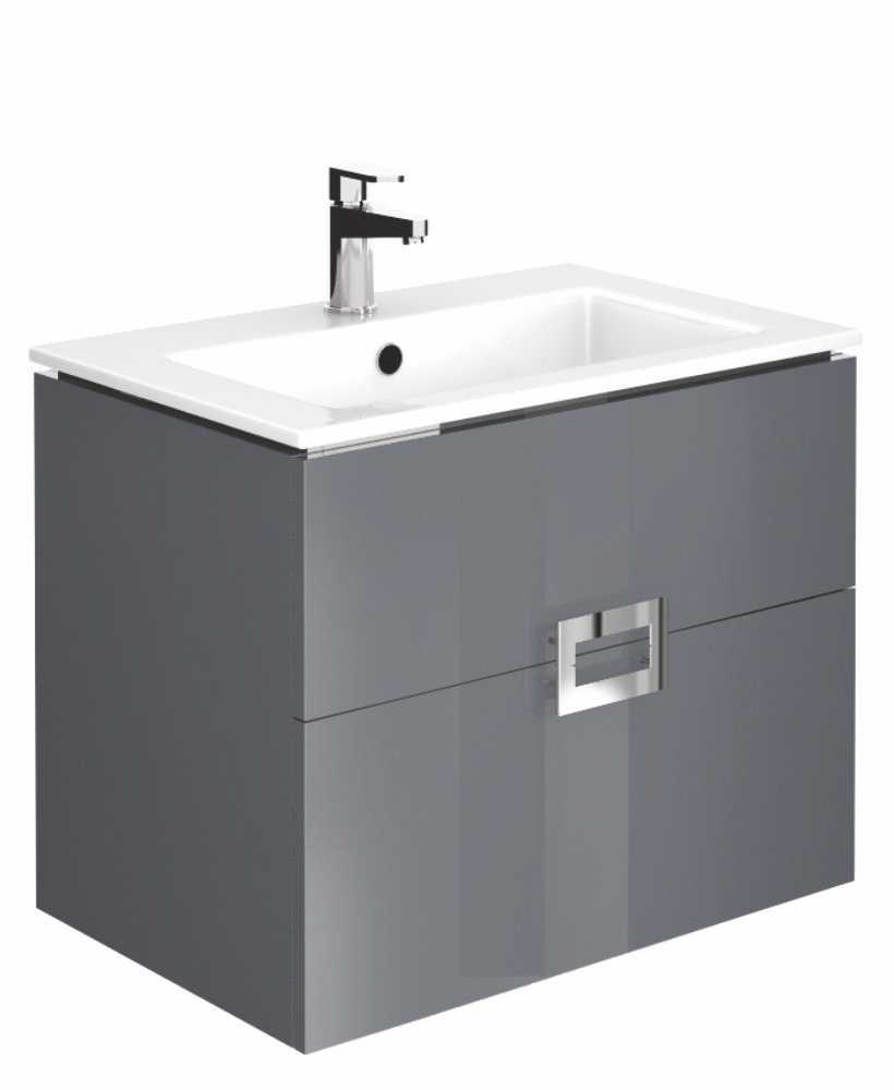 Ava Anthracite 55 cm Wall Hung Vanity Unit and Basin ** Further Reductions**