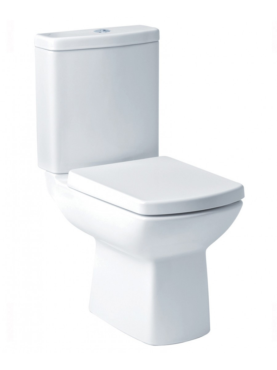 Zara Close Coupled Toilet with Soft Close Seat - ECO Flush