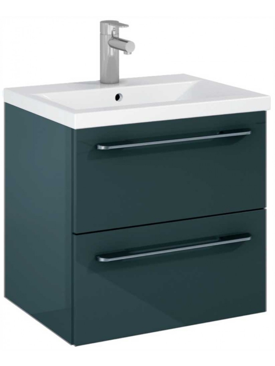 Soho Plus 60cm Gloss Grey Vanity Unit with Basin