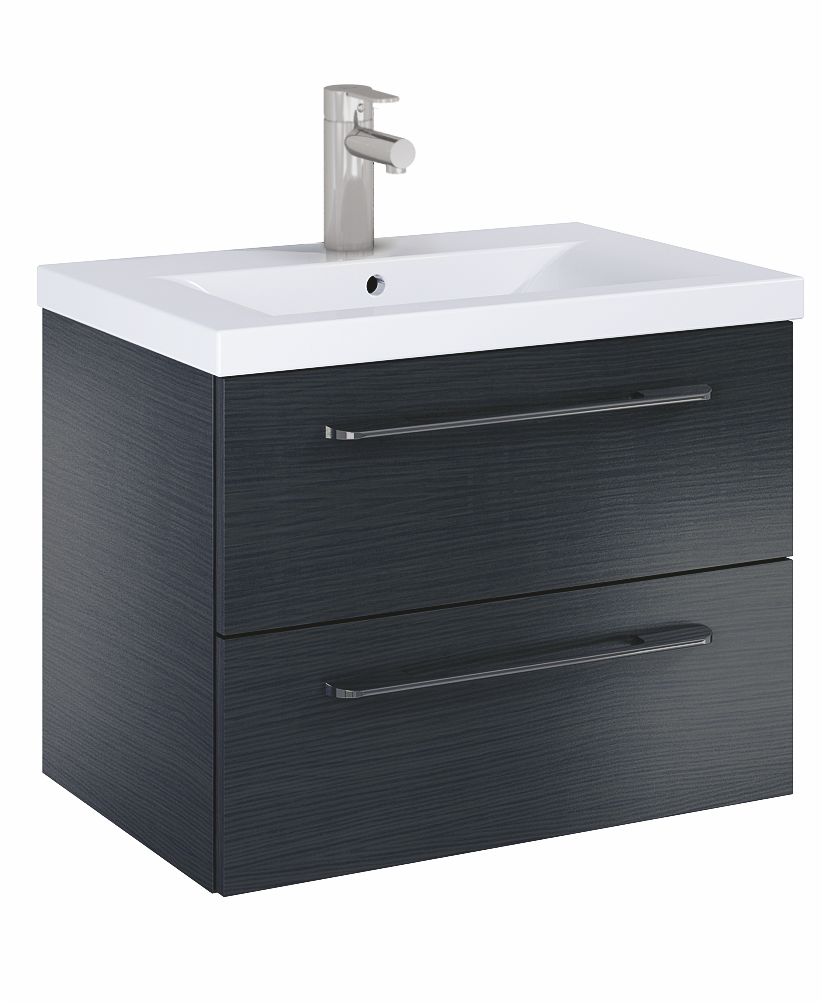 Soho Plus 60cm Grey Vanity Unit with Basin