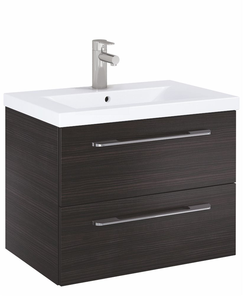 Soho Plus 60cm Hacienda Black Vanity Unit With Basin