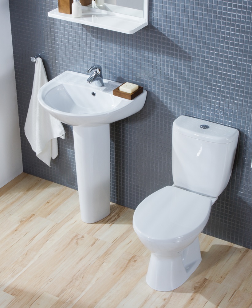 Modena Toilet and Wash Basin Set