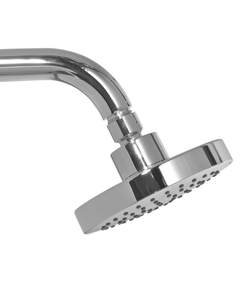 Ravia Round 120 Shower Head & 260 Wall Shower Arm - All Chrome