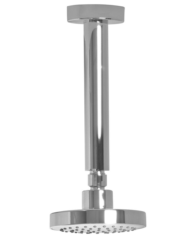 Ravia Round 120 Shower Head & 200 Ceiling Shower Arm - All Chrome