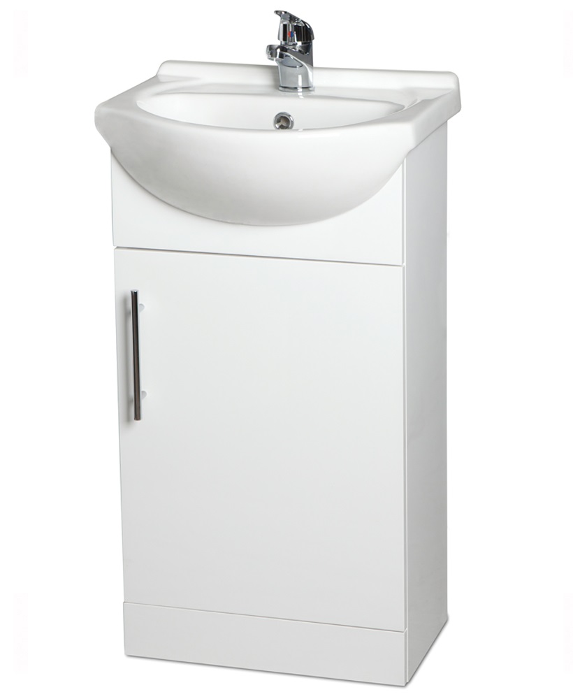 Blanco 45cm Vanity Unit, Basin and Tap