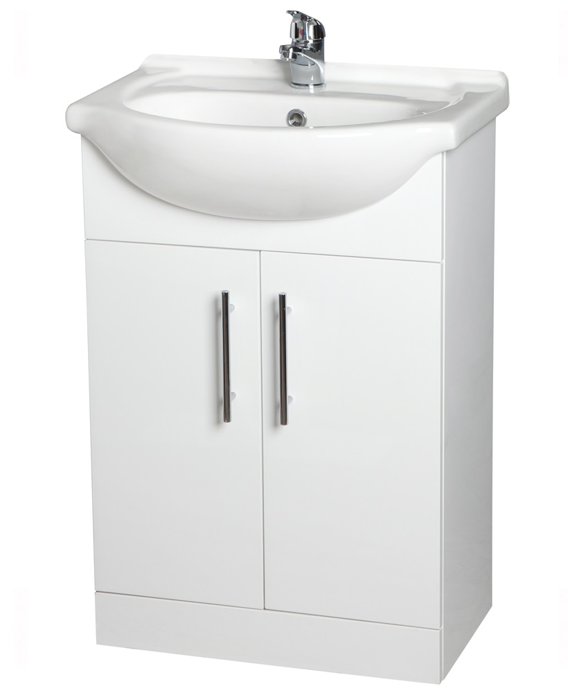 Blanco 55cm Vanity Unit, Basin & Tap
