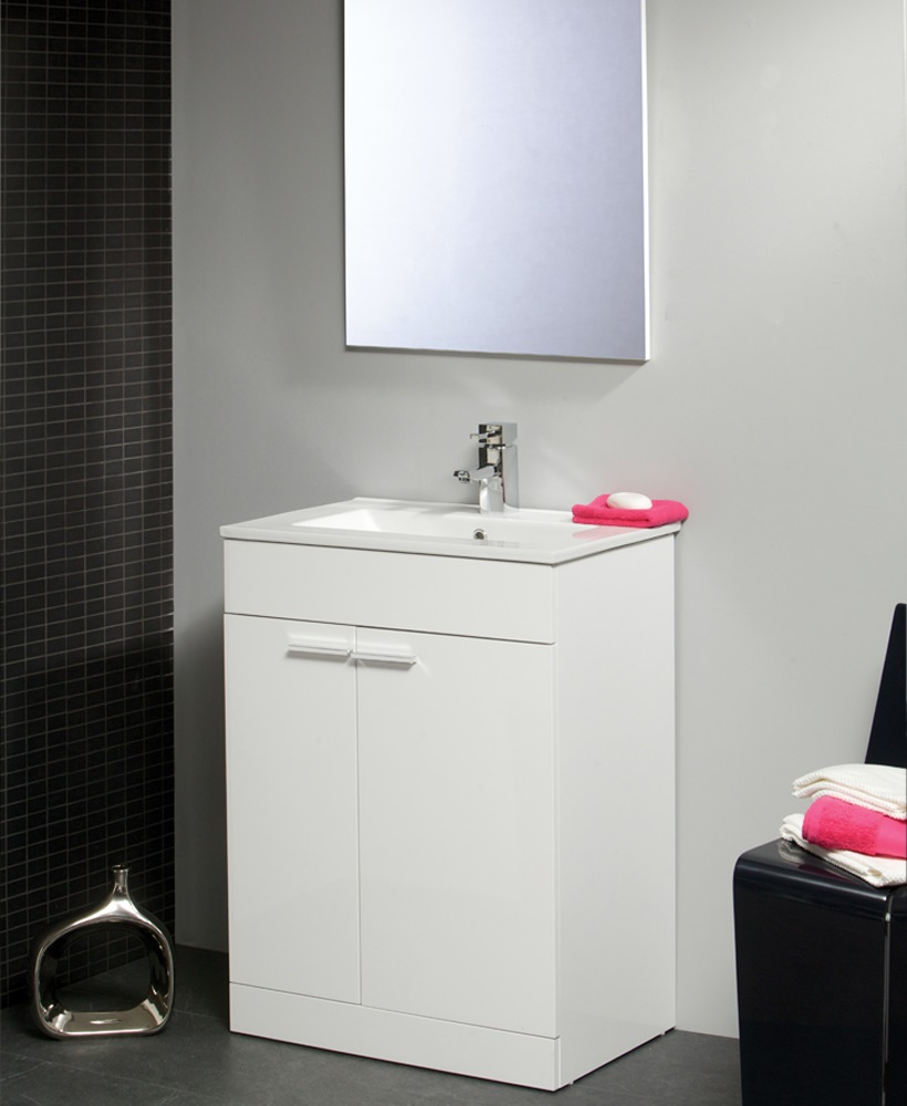 Spain 60cm Vanity Unit & Basin With Mirror