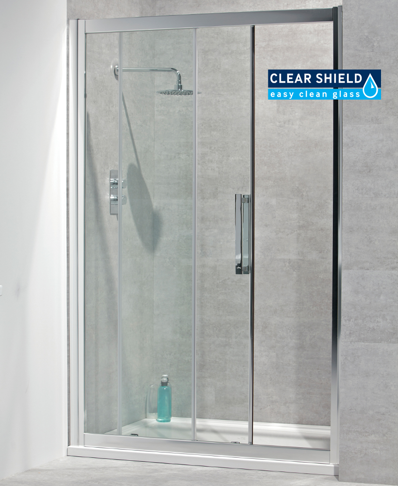 900 wide sliding shower door