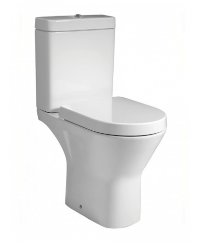 Resort Comfort Height Close Coupled Rimless Toilet Soft Close