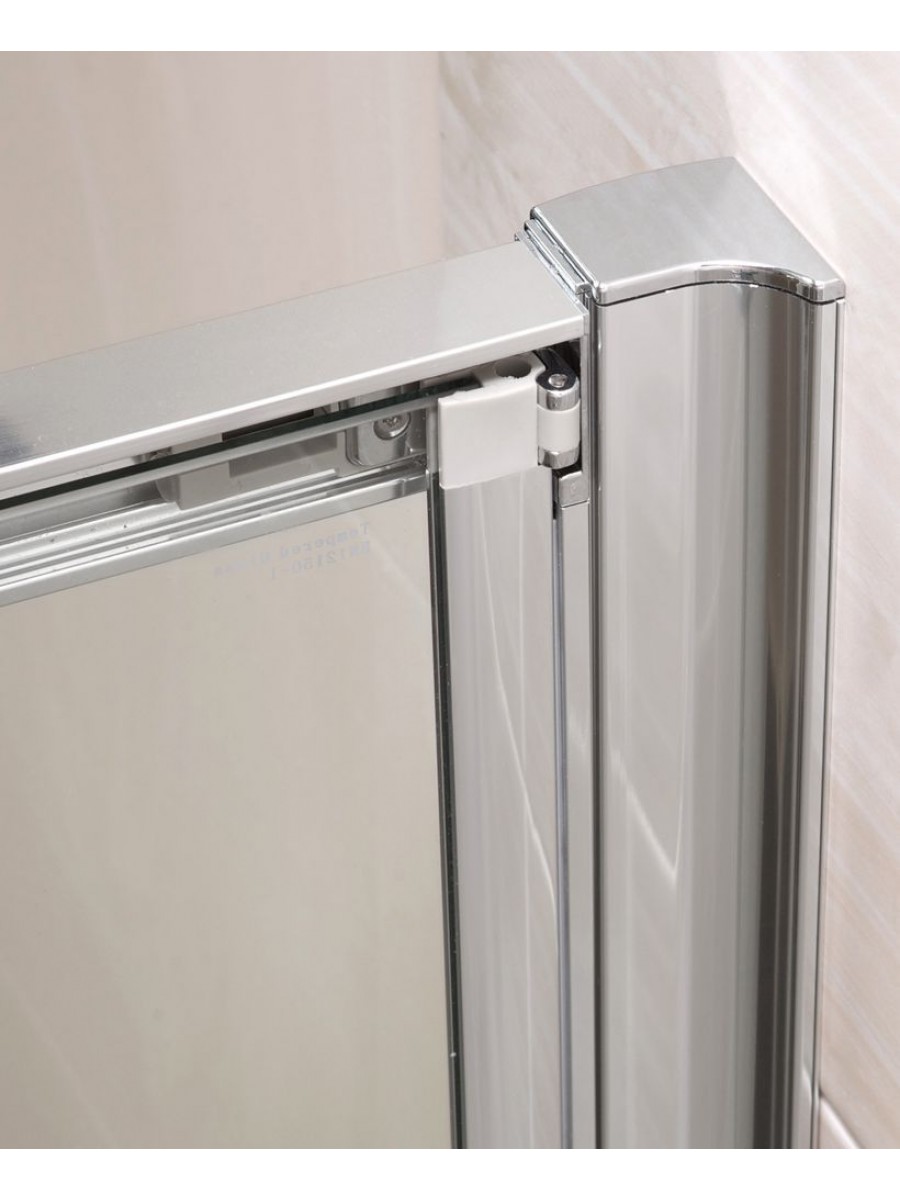 Rival 8mm 1500 Hinge Shower Door with Double Infill Panel & 800 mm Side ...
