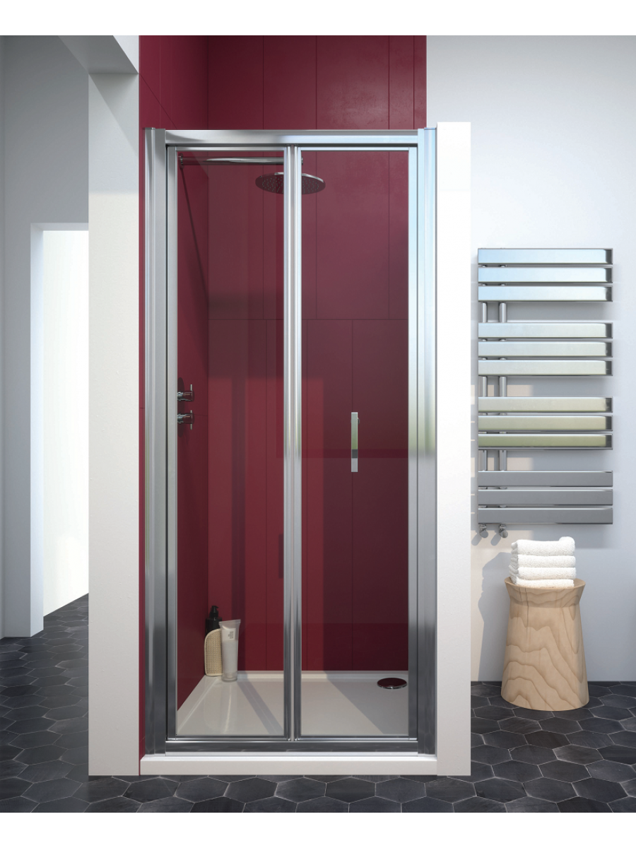 Cello Plus 900 Bifold Shower Door, Adjustment 840 890mm