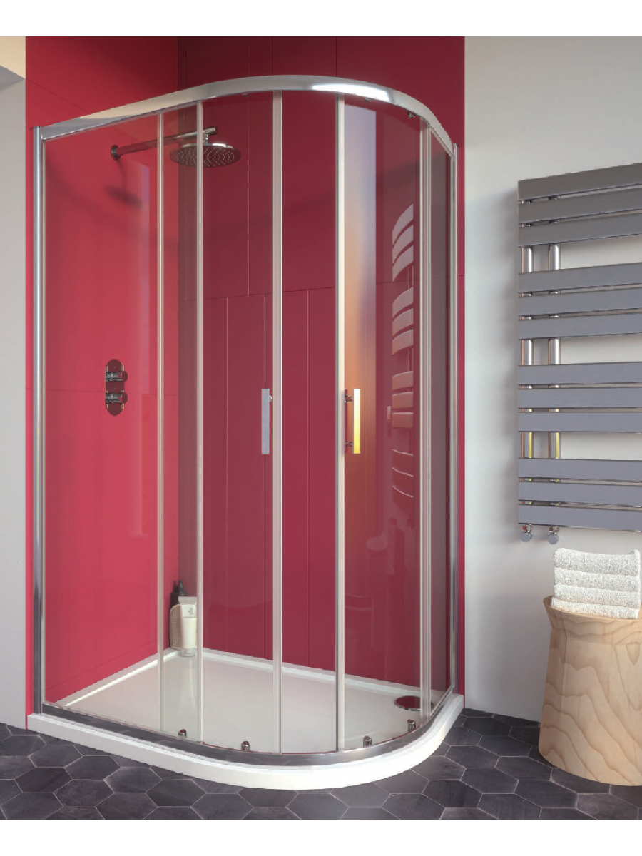 Offset Quadrant Enclosures Cello Plus 900 x 800 Offset Quadrant Door