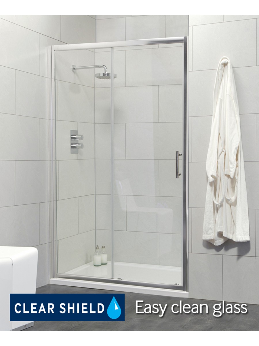 Cello Range 1200 Sliding Shower Door Cello 1200 Sliding Shower Door Adjustment 1140 1190mm