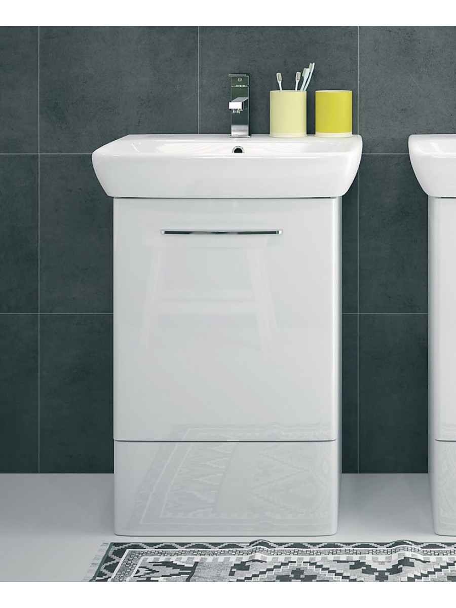 Twyford E100 550 White Vanity Unit Floor Standing Twyford E100 550 White Vanity Unit Only No Basin