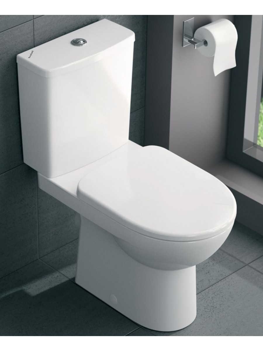 Close Coupled Toilets Twyford E100 Square Close Coupled Premium Toilet