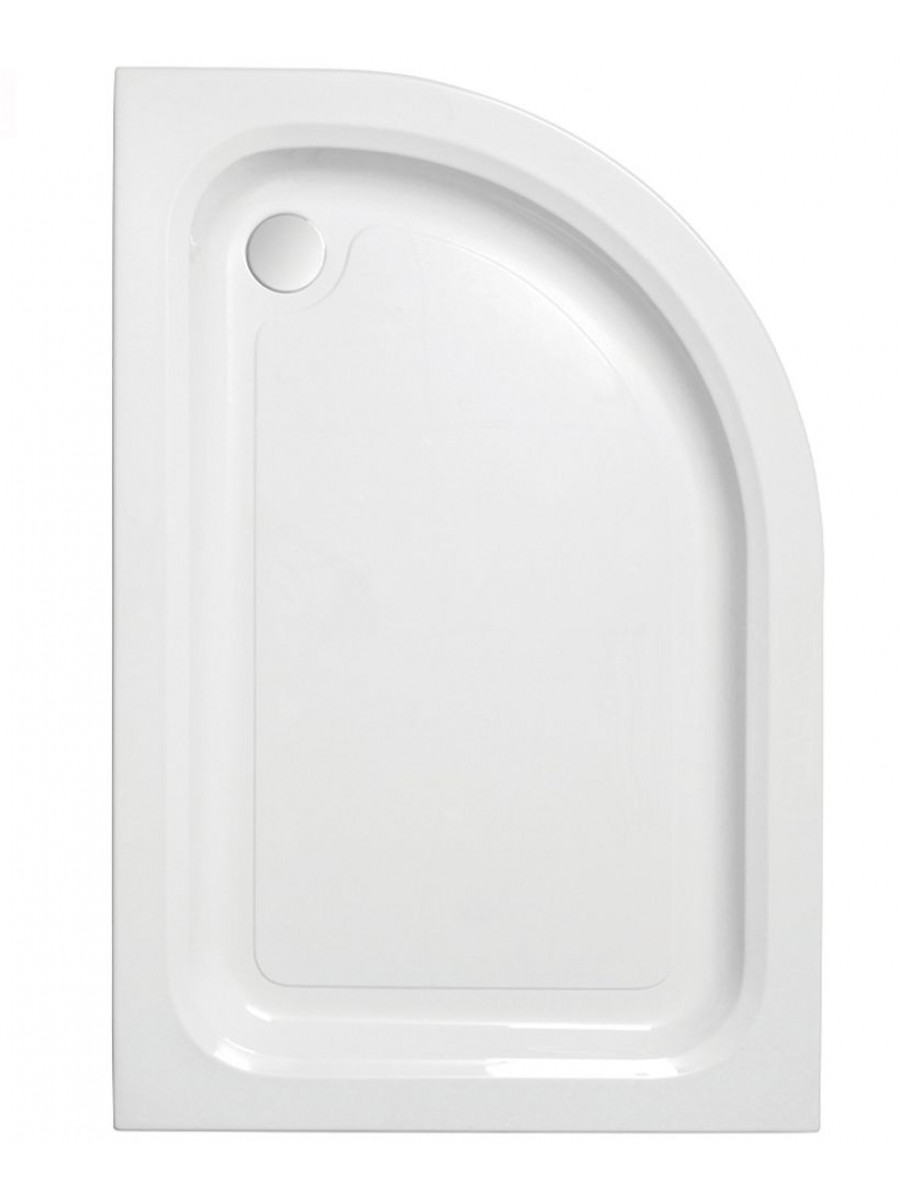 JT Ultracast 1000 x 800 Offset Quadrant Shower Tray RH Available at