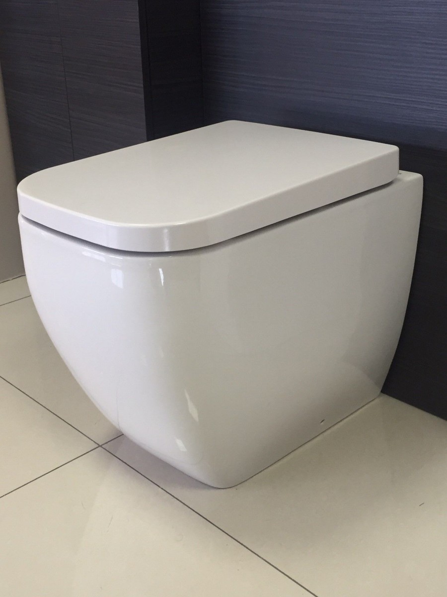 Back to Wall Toilets RAK Metropolitan Back To Wall Toilet and Soft