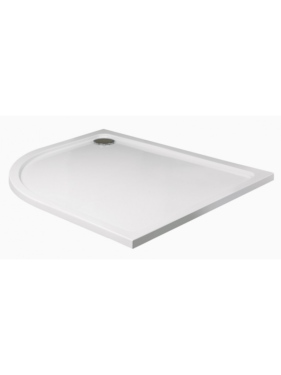 Slimline 1200 x 800 Offset Quadrant Shower Tray LH