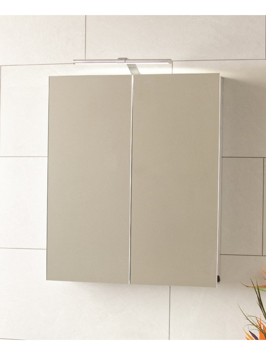 Nile 2 Door Aluminium Bathroom Cabinet 600 x 700
