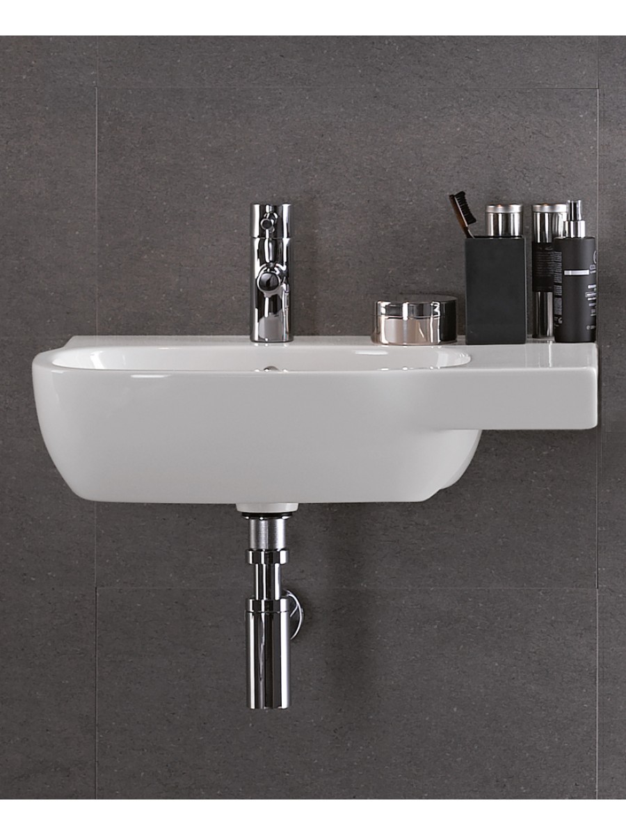 Wall Hung Basin Moda 65cm With Shelf Rh Md4011 Twyford Moda Basin 65cm With Shelf Rh