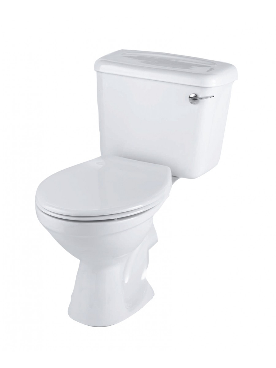 Twyford Toilets Option Close Coupled Toilet Lever Flush Seat