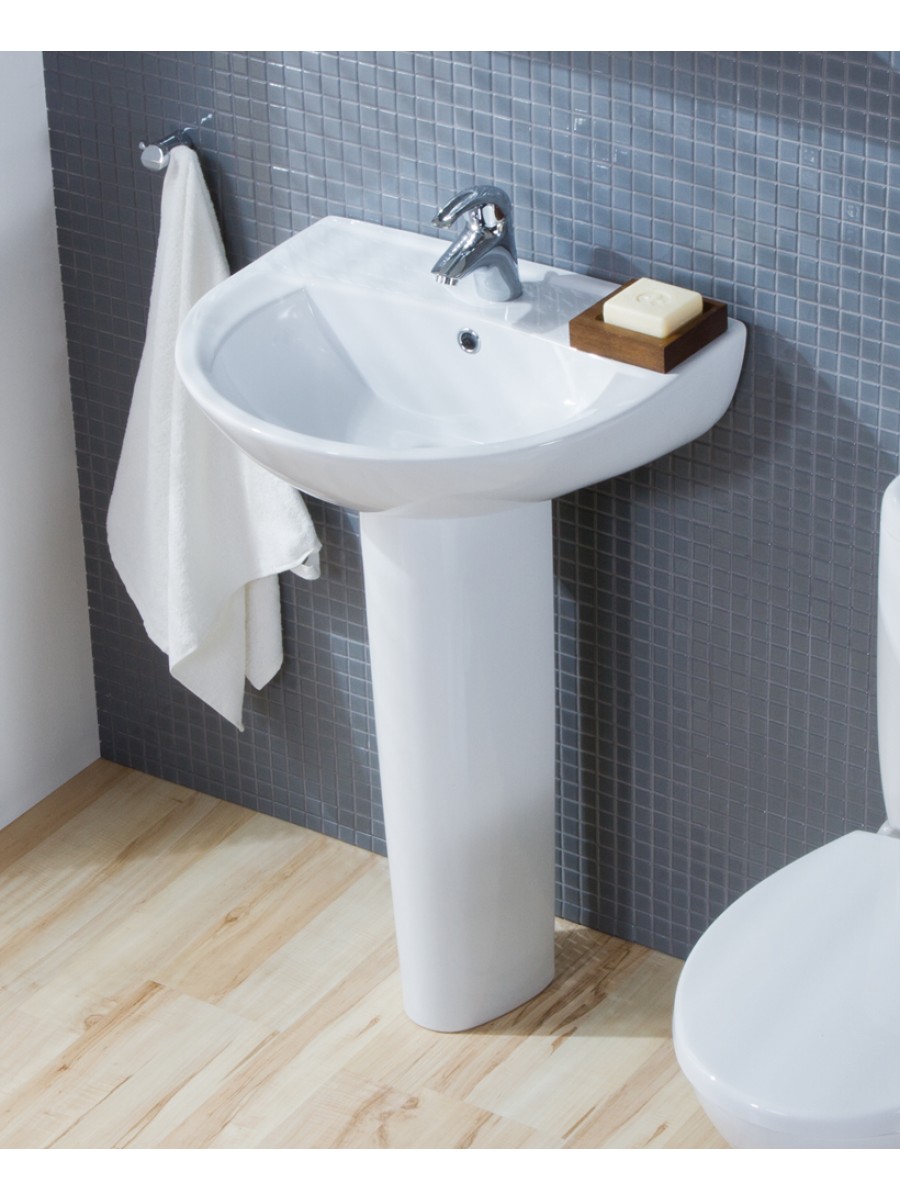 Wash Basin With Pedestal Modena Basin 55cm Pedestal