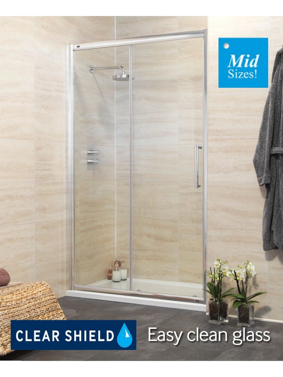 Rival 8mm 1150 Sliding Shower Door Adjustment 1090 Mm
