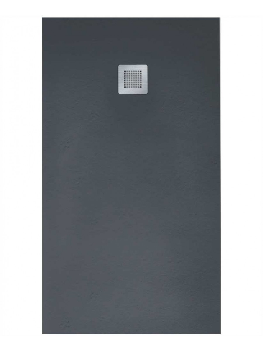 SLATE Shower Trays SLATE 1600 x 900 Shower Tray Anthracite with FREE