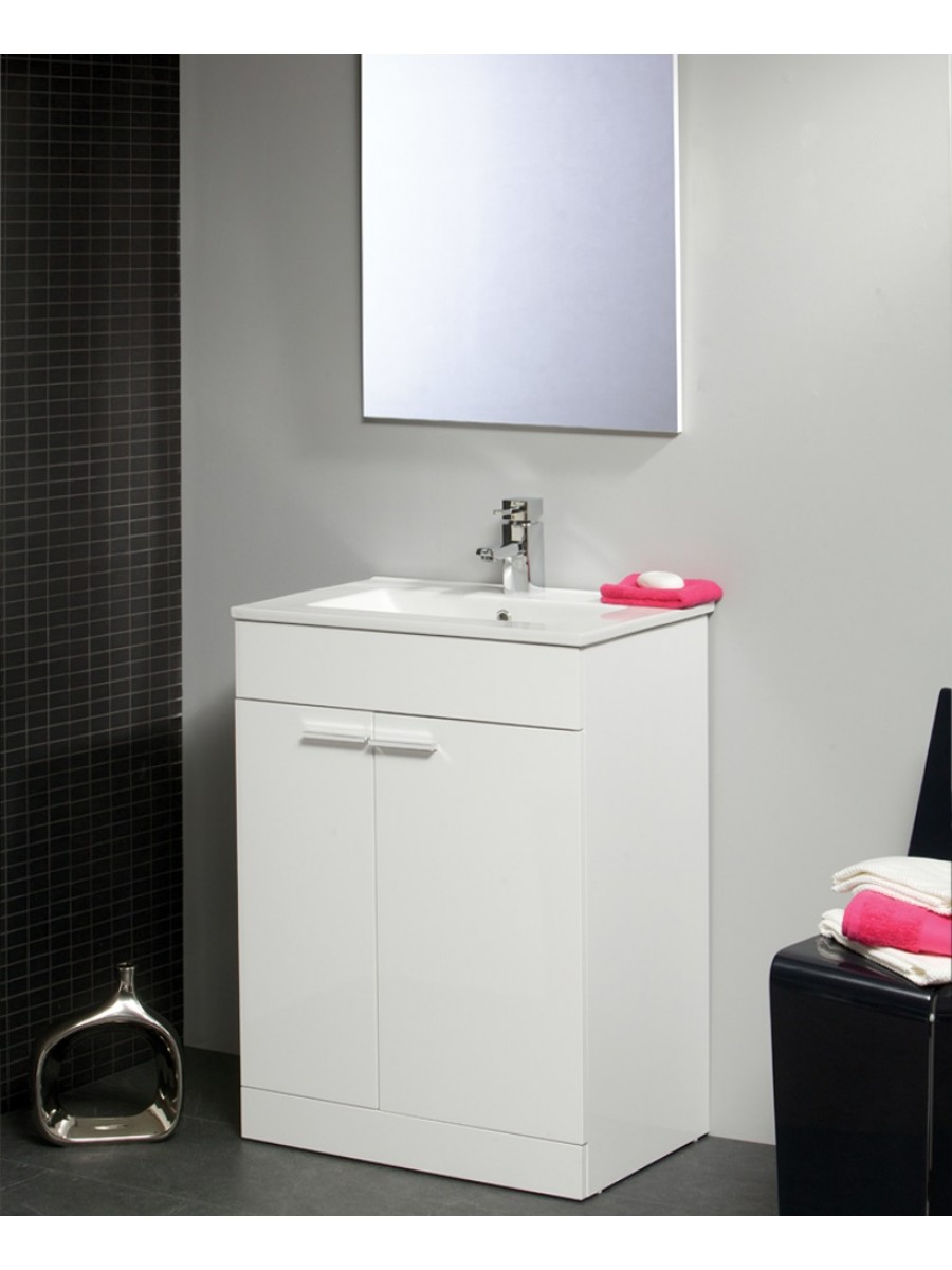 Spain 60cm Vanity Unit & Basin With Mirror